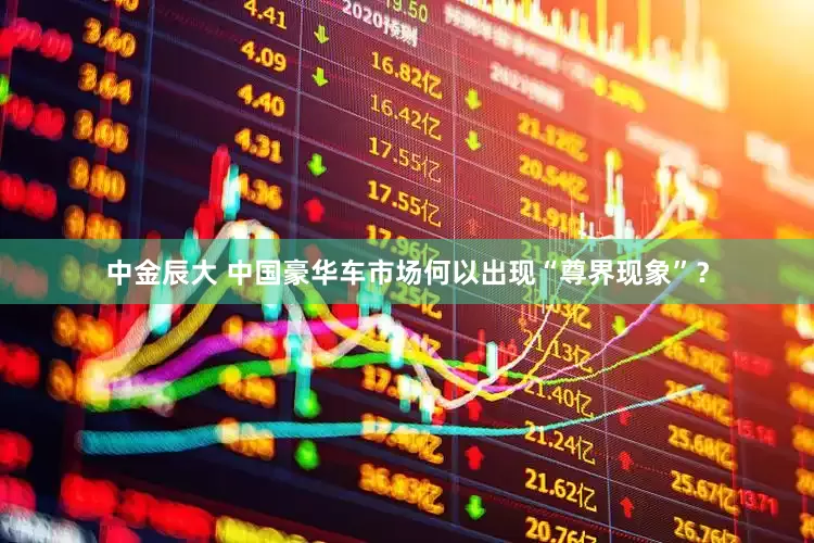 中金辰大 中国豪华车市场何以出现“尊界现象”？